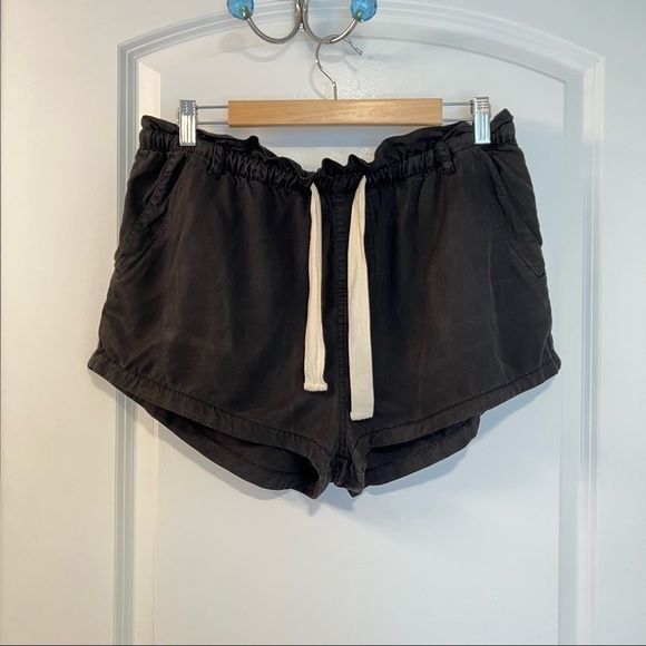 HARLOW Womens Stella Tencel Short Washed black colour size L - Picture 3 of 10